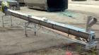 Used KWS Screw Conveyor, model 6X17-3-1/4, 304 stainless steel, horizontal. 6