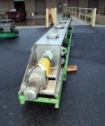 Used- KWS Manufacturing Ribbon Style Continuos Mixer / Conveyor, 304 Stainless