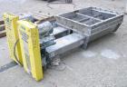 USED: KWS Dual Screw Conveyor/Feeder, 304 stainless steel. (2) 6