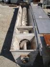 Used Link Belt Screw Conveyor, Stainless Steel Approximately 10