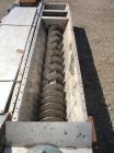 Used Link Belt Screw Conveyor, Stainless Steel Approximately 10