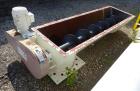 Used Mac Process Screw Conveyor, Carbon Steel.