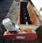 Used Mac Process Screw Conveyor, Carbon Steel.