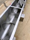 Used MTC Screw Feeder, Model MTCS 16-22, Stainless Steel. Trough approximate 22' long x 14