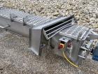 Used MTC Screw Feeder, Model MTCS 16-22, Stainless Steel. Trough approximate 22' long x 14