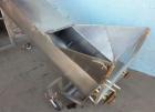Used Material Transportation Company (MTC) Screw Conveyor, model MTCS8-18-19, stainless steel. 16