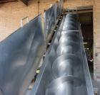 Used Material Transportation Company (MTC) Screw Conveyor, model MTCS8-18-19, stainless steel. 16