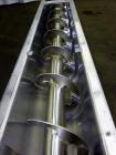 Used- Martin Conveyor Division Screw Conveyor, 304 Stainless Steel.