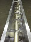 Used- Martin Conveyor Division Screw Conveyor, 304 Stainless Steel.