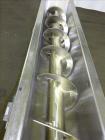 Used- Martin Conveyor Division Screw Conveyor, 304 Stainless Steel.