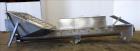 Used Mepaco Inclined Screw Conveyor, Model 172, 304 Stainless Steel.