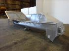 Used Mepaco Inclined Screw Conveyor, Model 172, 304 Stainless Steel.