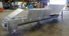 Used Mepaco Inclined Screw Conveyor, Model 172, 304 Stainless Steel.