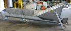 Used Mepaco Inclined Screw Conveyor, Model 172, 304 Stainless Steel.