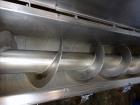 Used- Mepaco Inclined Screw Conveyor, Model 172, 304 Stainless Steel.