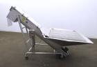 Used Stainless Steel Mepaco Inclined Screw Conveyor, Model 185