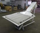 Used Stainless Steel Mepaco Inclined Screw Conveyor, Model 185