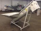 Used Stainless Steel Mepaco Inclined Screw Conveyor, Model 185