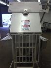 Used Stainless Steel Mepaco Inclined Screw Conveyor, Model 185