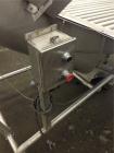 Used Stainless Steel Mepaco Inclined Screw Conveyor, Model 185