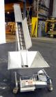 Used Mepaco Inclined Screw Conveyor, 304 Stainless Steel. Approximate 6-1/2