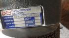 Used Mepaco Inclined Screw Conveyor, 304 Stainless Steel. Approximate 6-1/2