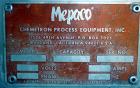 Used Mepaco Inclined Screw Conveyor, 304 Stainless Steel. Approximate 6-1/2