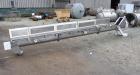 Used Inclined Screw Conveyor, 304 Stainless Steel. 6