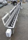 Used Inclined Screw Conveyor, 304 Stainless Steel. 6