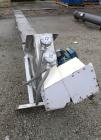 Used Inclined Screw Conveyor, 304 Stainless Steel. 6