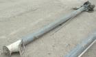 Used Tubular Screw Conveyor, carbon steel. Approximate 5'' diameter x 179'' long screw, 6-1/2'' diameter enclosed tube. 5-1/2'' Diameter inlet/outlet. Driven by a 2 hp, 3/60/208-220/440 volt, 1730 rp...