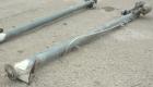 Used Tubular Screw Conveyor, carbon steel. Approximate 5'' diameter x 179'' long screw, 6-1/2'' diameter enclosed tube. 5-1/2'' Diameter inlet, 6-1/2'' x 10-1/2'' outlet. Driven by a 2 hp, 3/60/208-2...