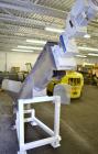 Used- Inclined Screw Conveyor, 304 Stainless Steel. 9