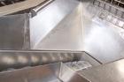 Used Inclined Screw Conveyor, 304 Stainless Steel. 9
