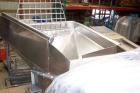 Used- Inclined Screw Conveyor, 304 Stainless Steel. 9