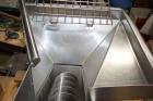 Used- Inclined Screw Conveyor, 304 Stainless Steel. 9
