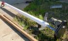 Used Screw Conveyor, carbon steel. Approximately 3