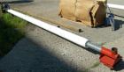 Used Screw Conveyor, carbon steel. Approximately 3