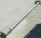 Used Screw Conveyor, Carbon Steel. Approximately 5