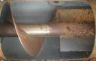 Used Screw Conveyor, Carbon Steel. Approximately 5
