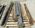 Used Screw conveyor parts, 304 stainless steel. Consisting of: Screw conveyor sections 4