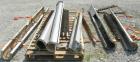 Used Screw conveyor parts, 304 stainless steel. Consisting of: Screw conveyor sections 4