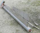 Used Screw Conveyor, 304 stainless steel. 5 1/4