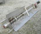Used Screw Conveyor, 304 stainless steel. 5 1/4