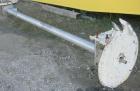 Used Screw Conveyor, 321 Stainless Steel. Approximately 4