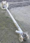 Used Screw Conveyor, 321 Stainless Steel. Approximately 4