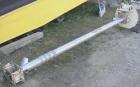 Used Screw Conveyor, 321 Stainless Steel. Approximately 4