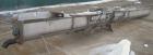 Used Horizontal Screw Conveyor, 304 stainless steel. 14