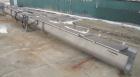 Used Horizontal Screw Conveyor, 304 stainless steel. 14