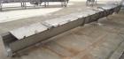 Used Horizontal Screw Conveyor, 304 stainless steel. 14